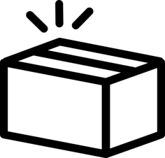 Closed Box Outline In Side View Contour Svg Vector, Free Vectors File